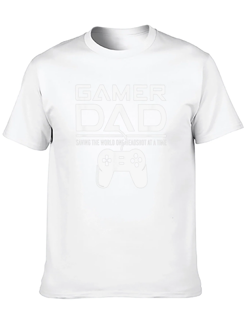 Gamer Dad T-Shirt - Saving the World One Headshot product image 8