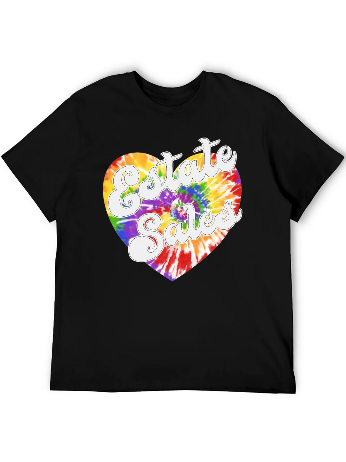 Estate Sales Tie Dye Heart T-Shirt product image 5