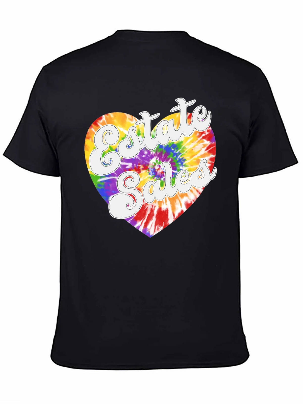 Estate Sales Tie Dye Heart T-Shirt product image 4