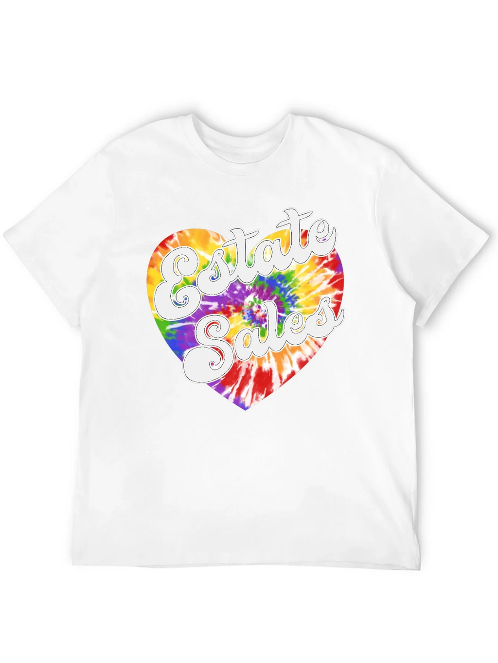 Estate Sales Tie Dye Heart T-Shirt product image 11