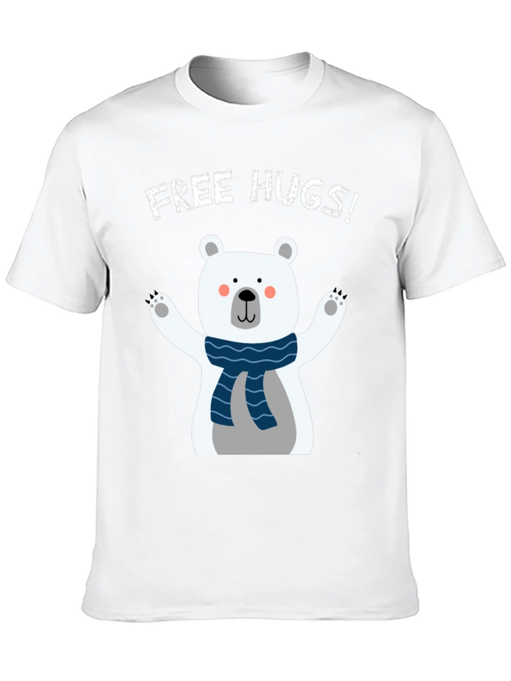 Free Hugs Polar Bear Graphic T-Shirt product image 5