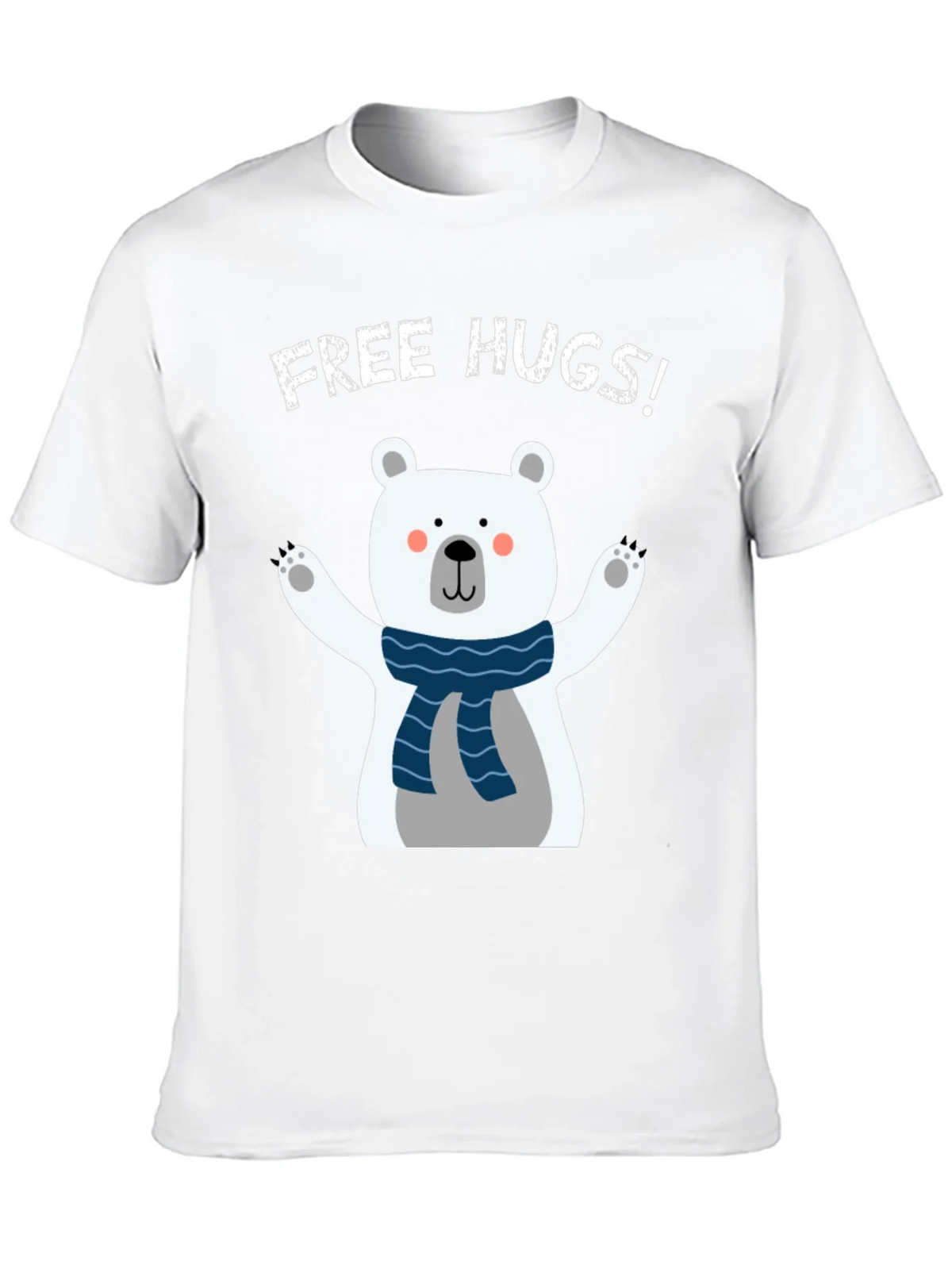 Free Hugs Polar Bear Graphic T-Shirt product image 5