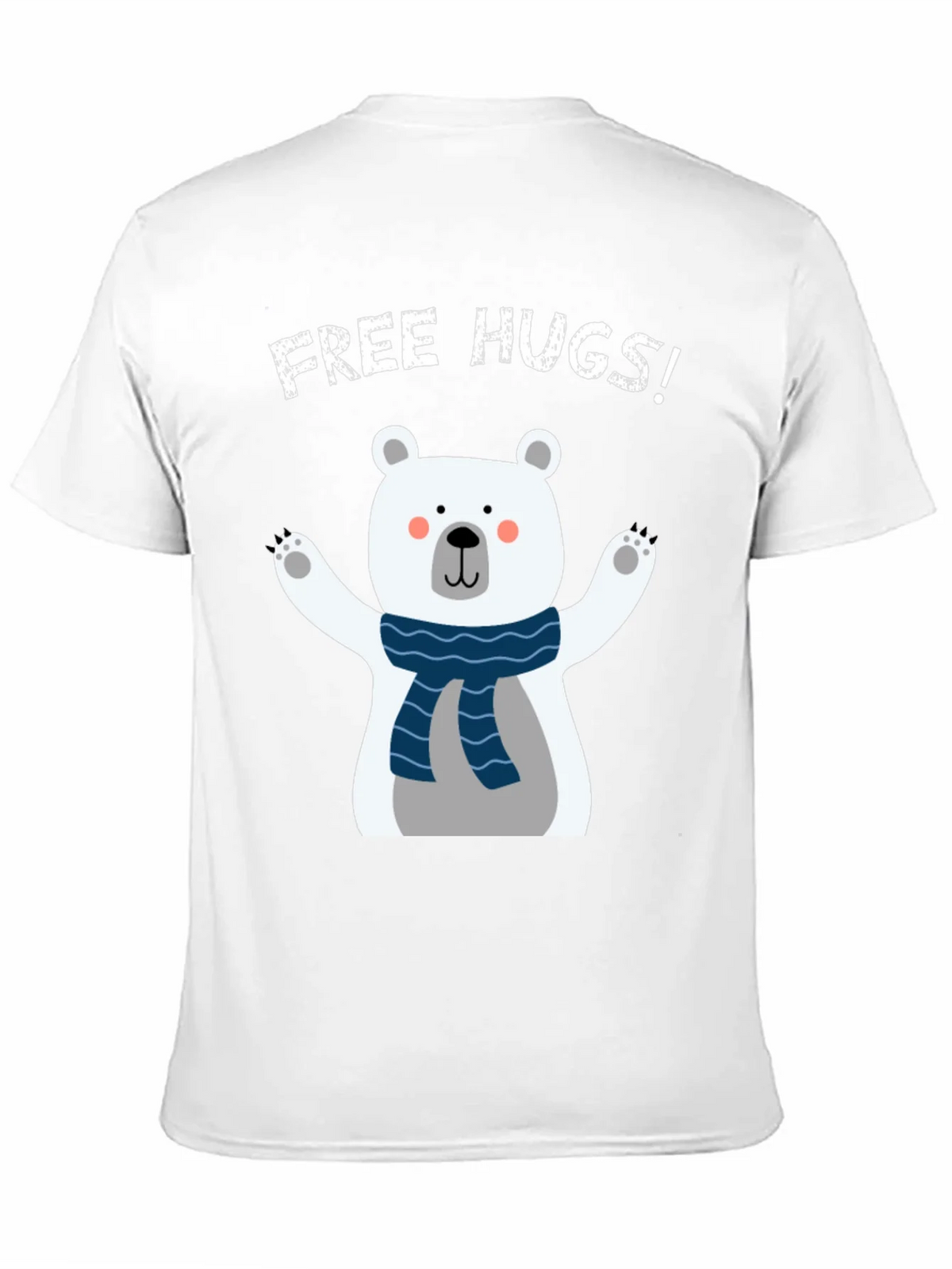 Free Hugs Polar Bear Graphic T-Shirt product image 6
