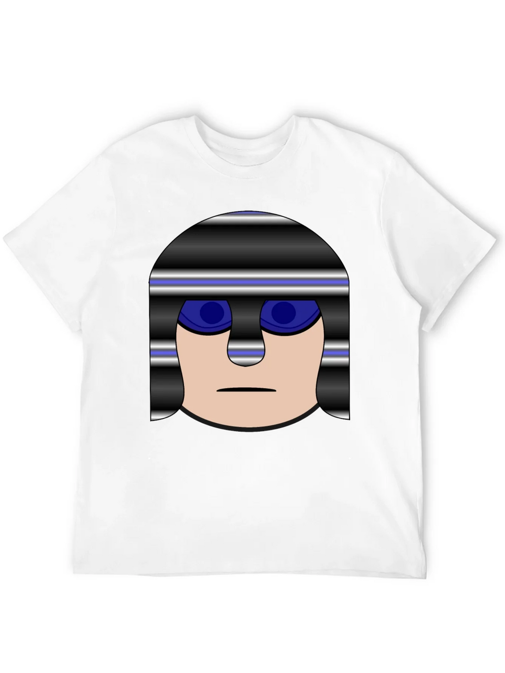 Mens Black T-Shirt with Cartoon Prisoner Graphic product image 11