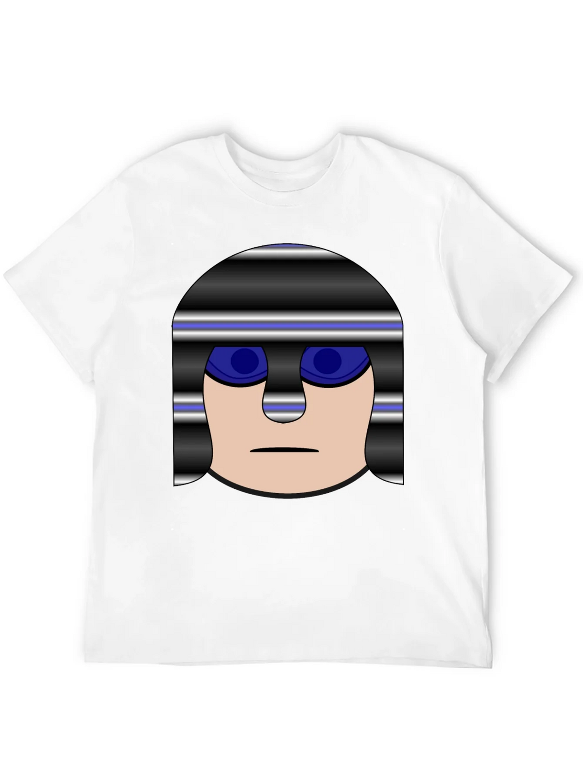Mens Black T-Shirt with Cartoon Prisoner Graphic product image 11
