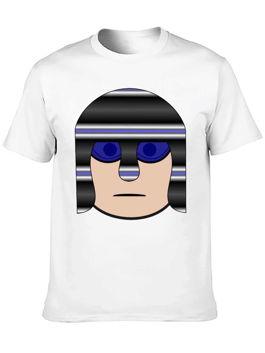 Mens Black T-Shirt with Cartoon Prisoner Graphic product image 9