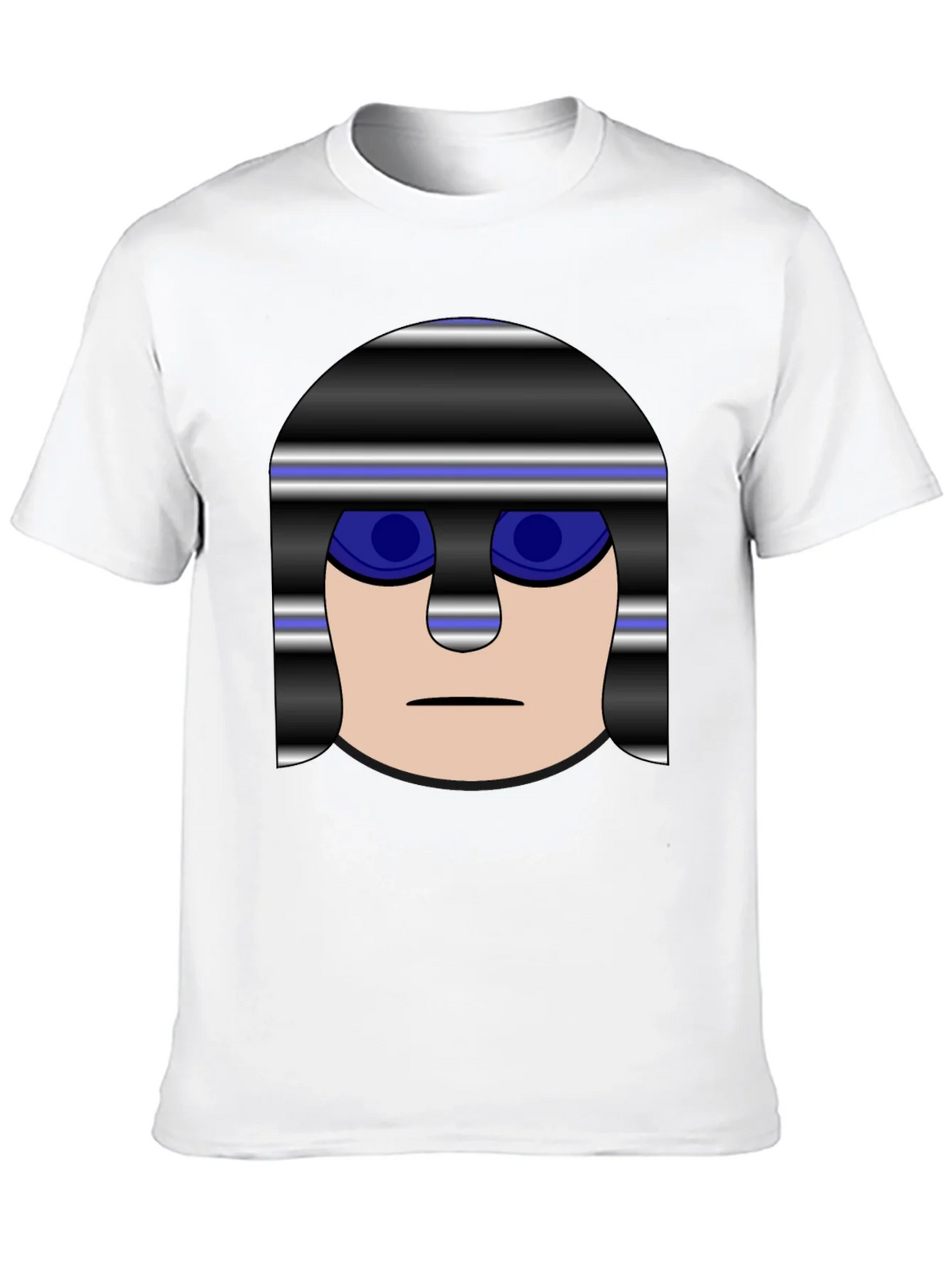 Mens Black T-Shirt with Cartoon Prisoner Graphic product image 9
