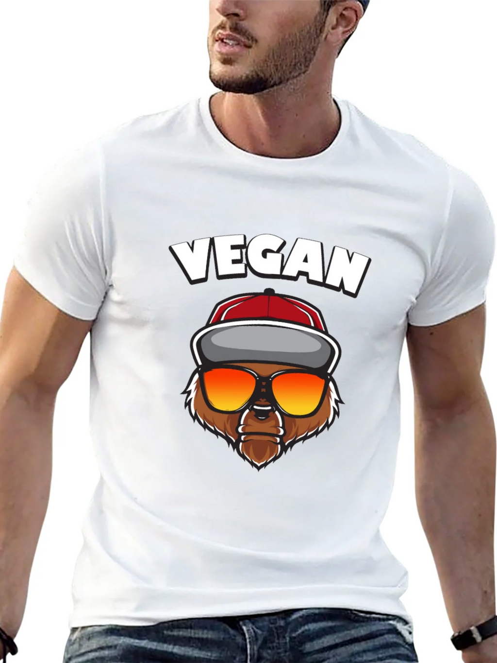 Vegan Bear Graphic Tee product image 12
