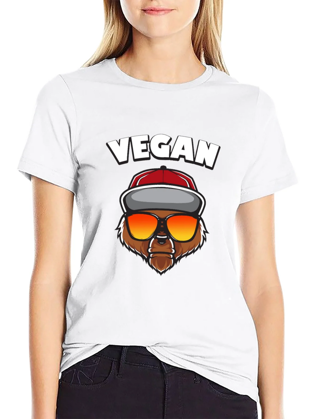 Vegan Bear Graphic Tee product image 8