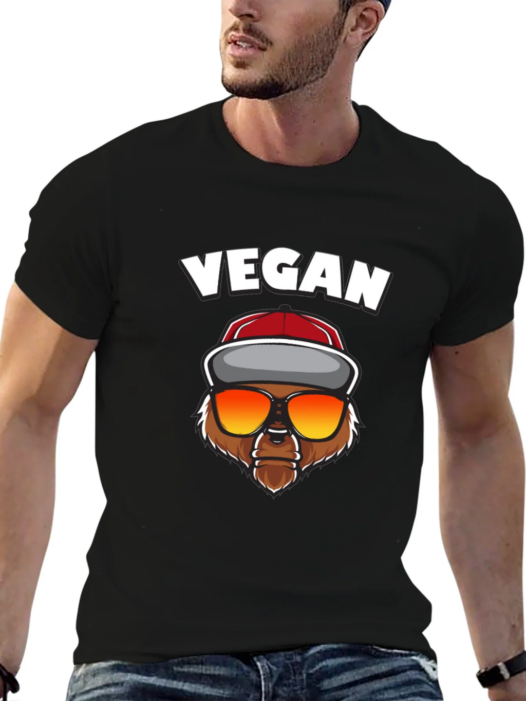 Vegan Bear Graphic Tee product image 6
