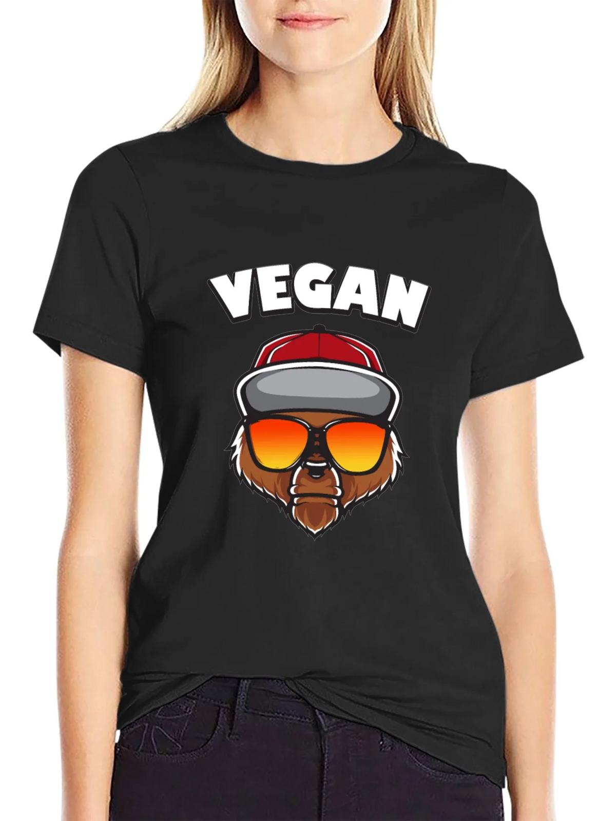 Vegan Bear Graphic Tee product image 2
