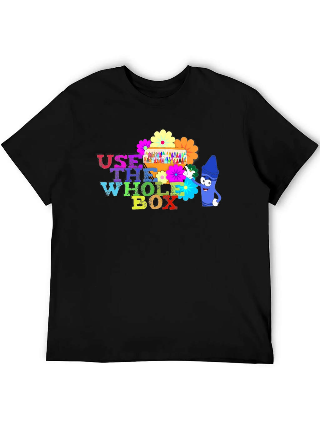 Use The Whole Box T-Shirt Colorful Crayons product image 2