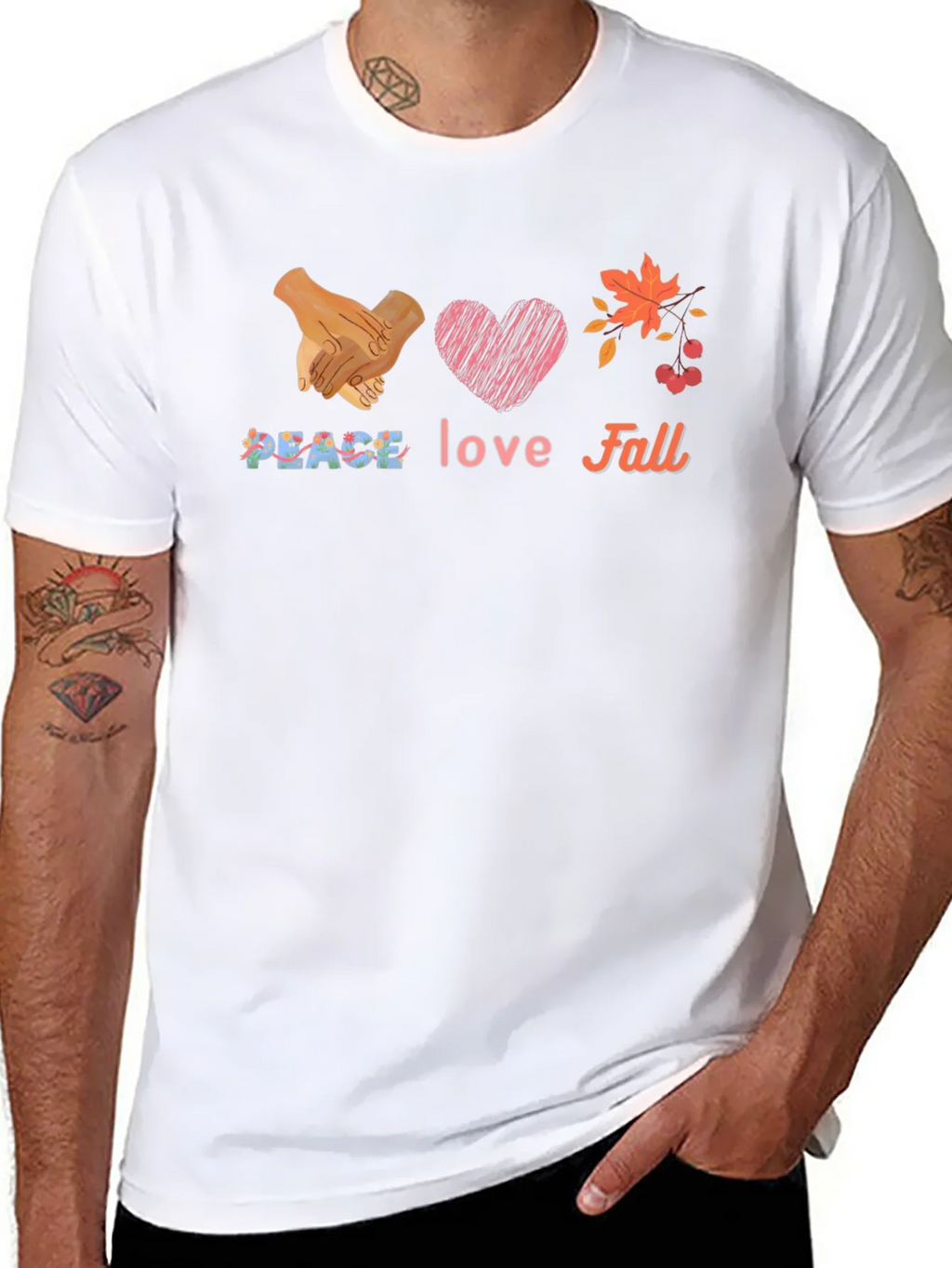 Peace Love Fall Graphic T-Shirt product image 7