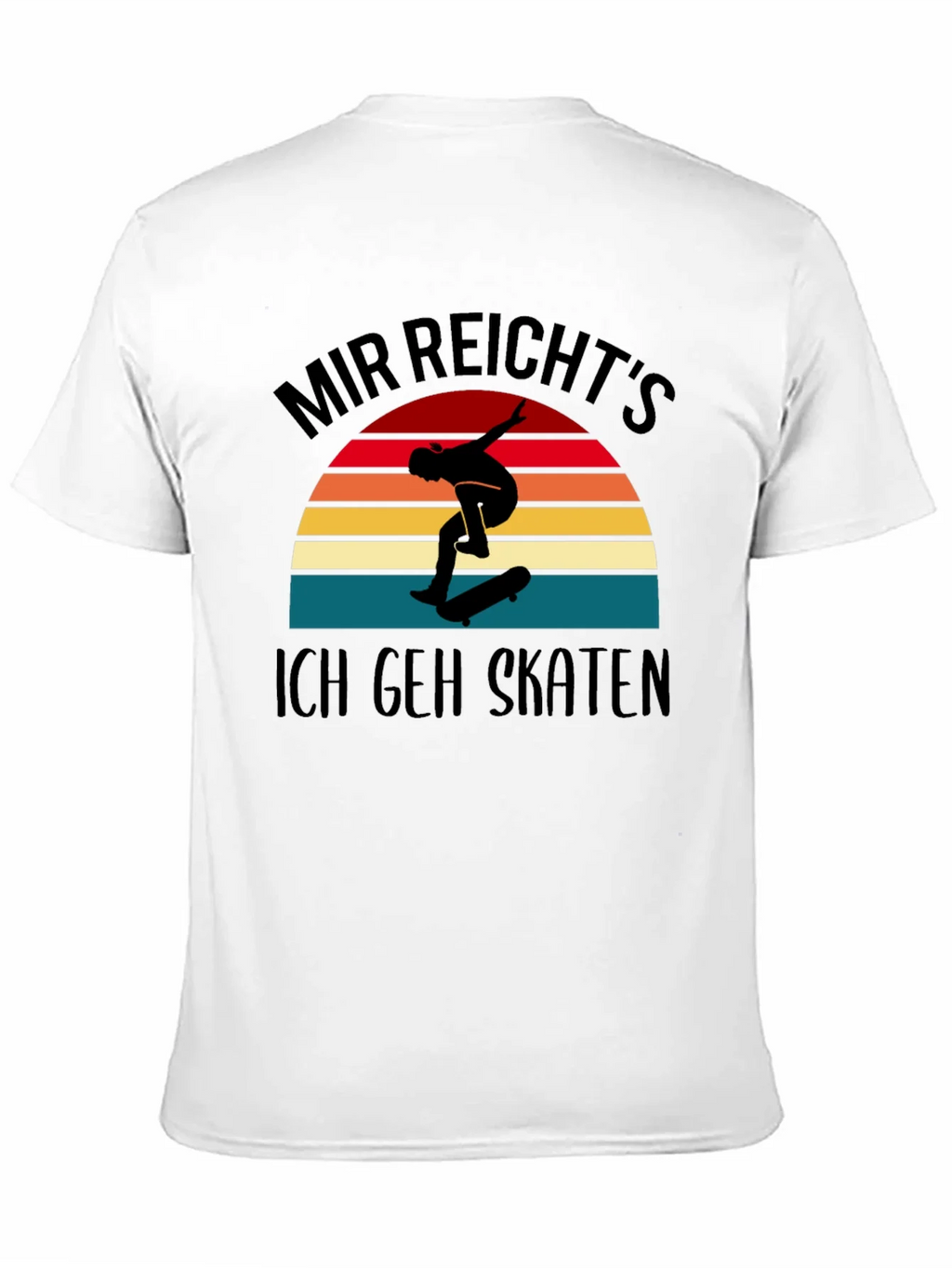 Mir Reichts Ich Geh Skaten Black T-Shirt product image 10