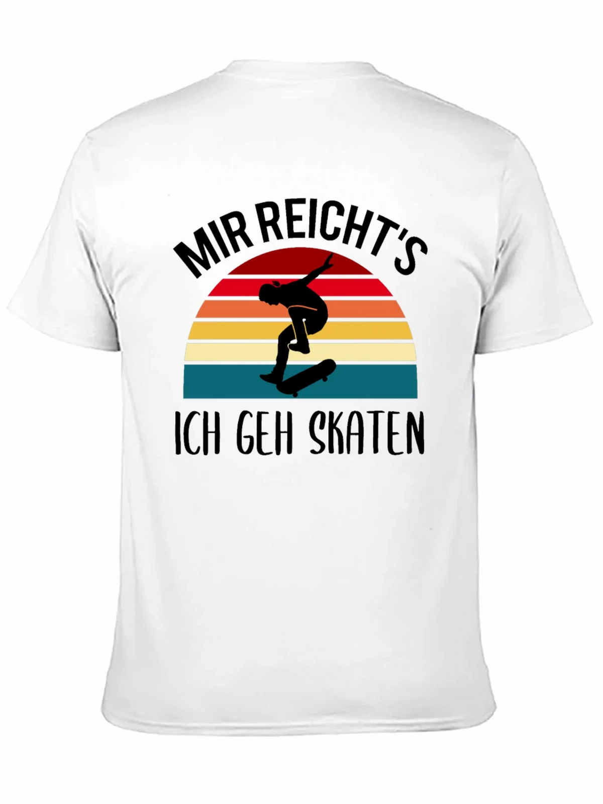 Mir Reichts Ich Geh Skaten Black T-Shirt product image 10