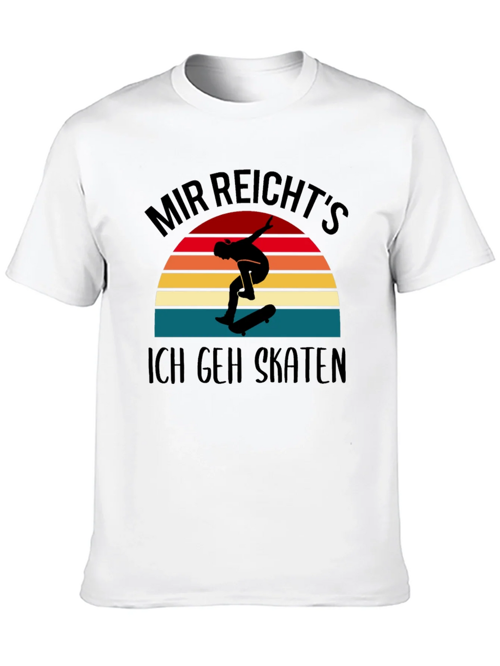 Mir Reichts Ich Geh Skaten Black T-Shirt product image 9