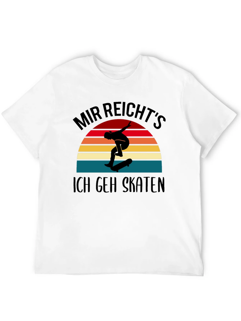 Mir Reichts Ich Geh Skaten Black T-Shirt product image 11
