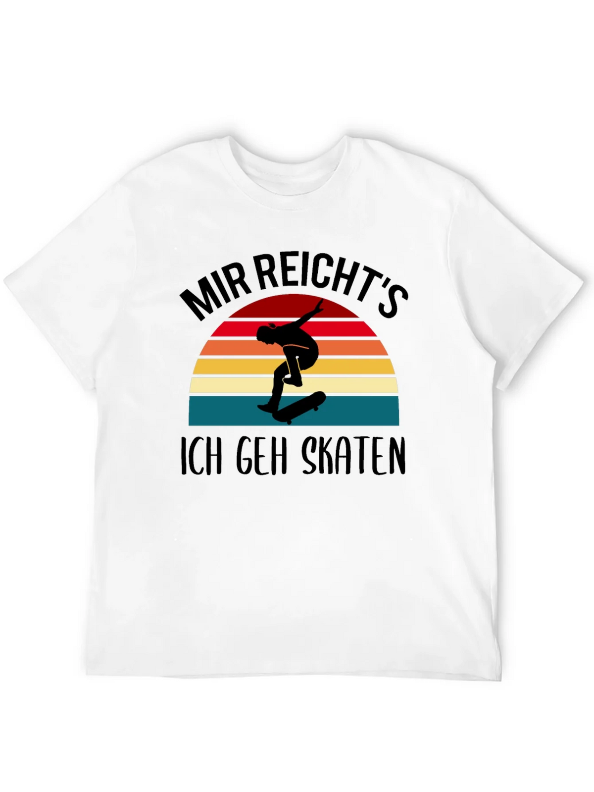 Mir Reichts Ich Geh Skaten Black T-Shirt product image 11