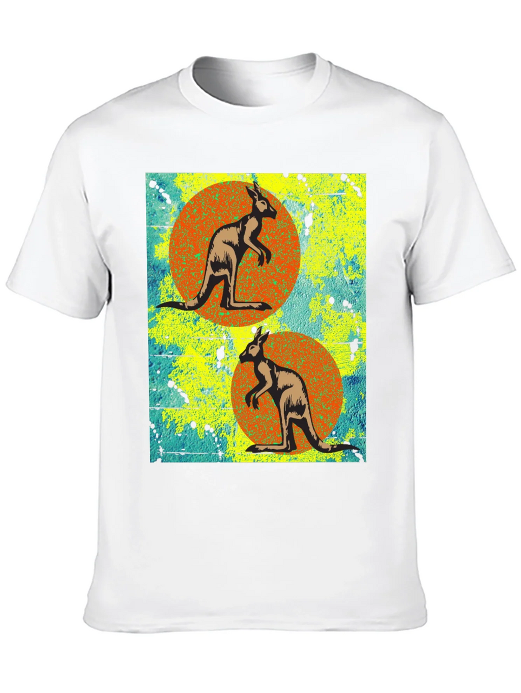 Kangaroo Graphic Print Black T-Shirt product image 9