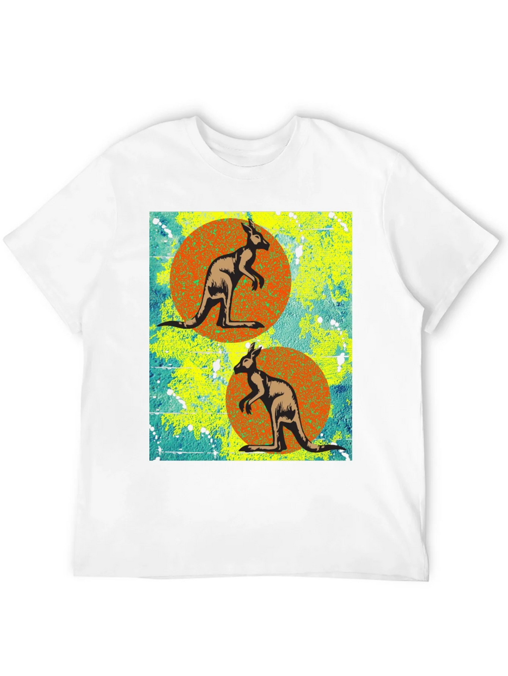 Kangaroo Graphic Print Black T-Shirt product image 11