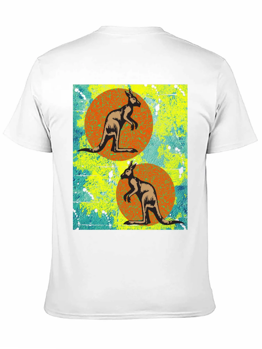 Kangaroo Graphic Print Black T-Shirt product image 10