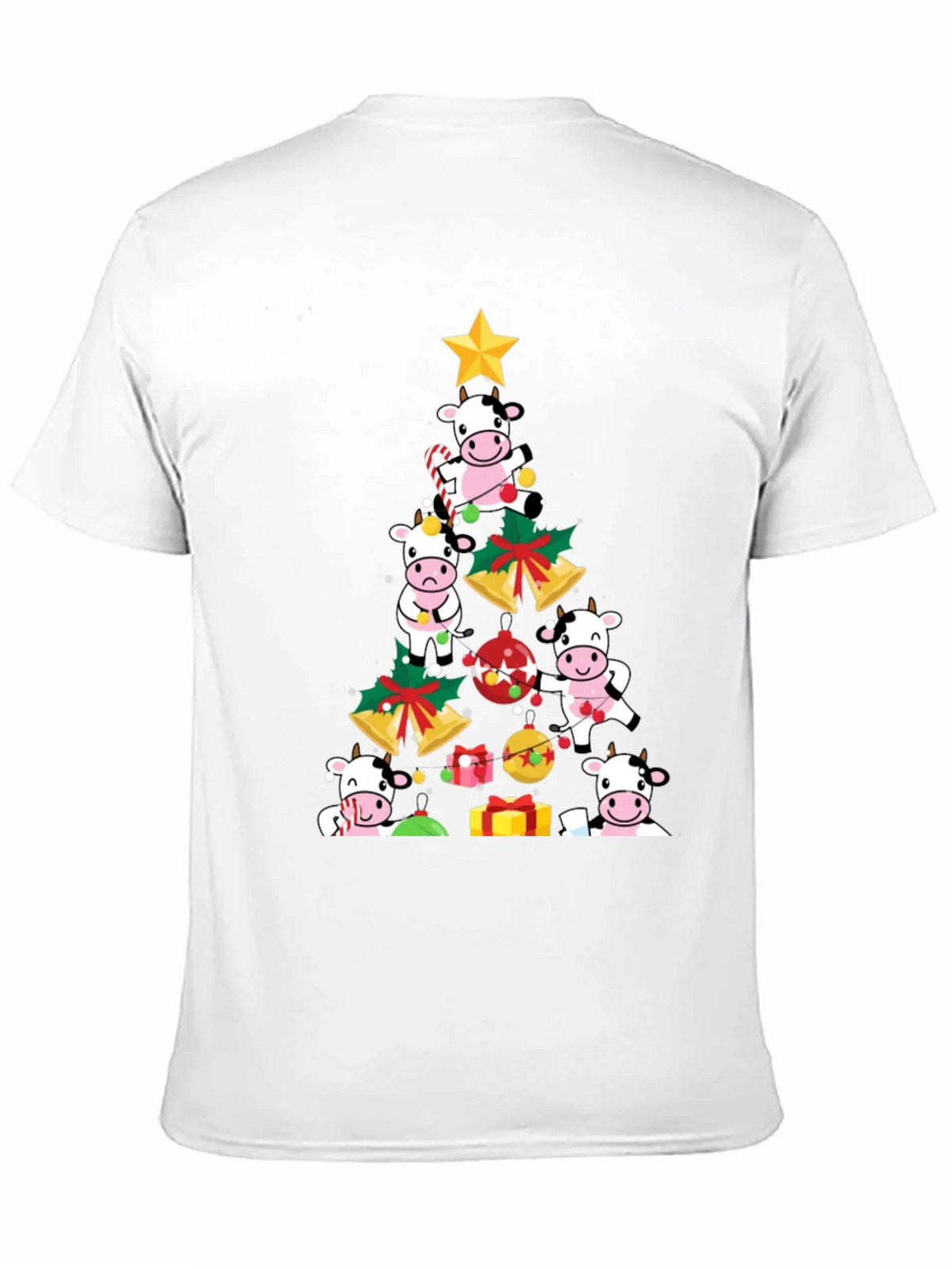 Christmas Cow Tree Graphic Tee product image 10