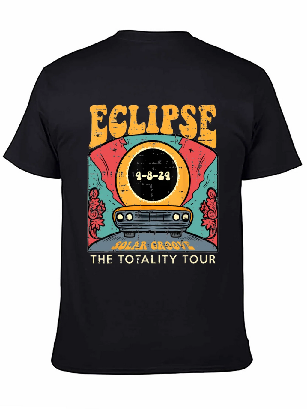 Eclipse Total Solar Tour 2024 Graphic Tee product image 4