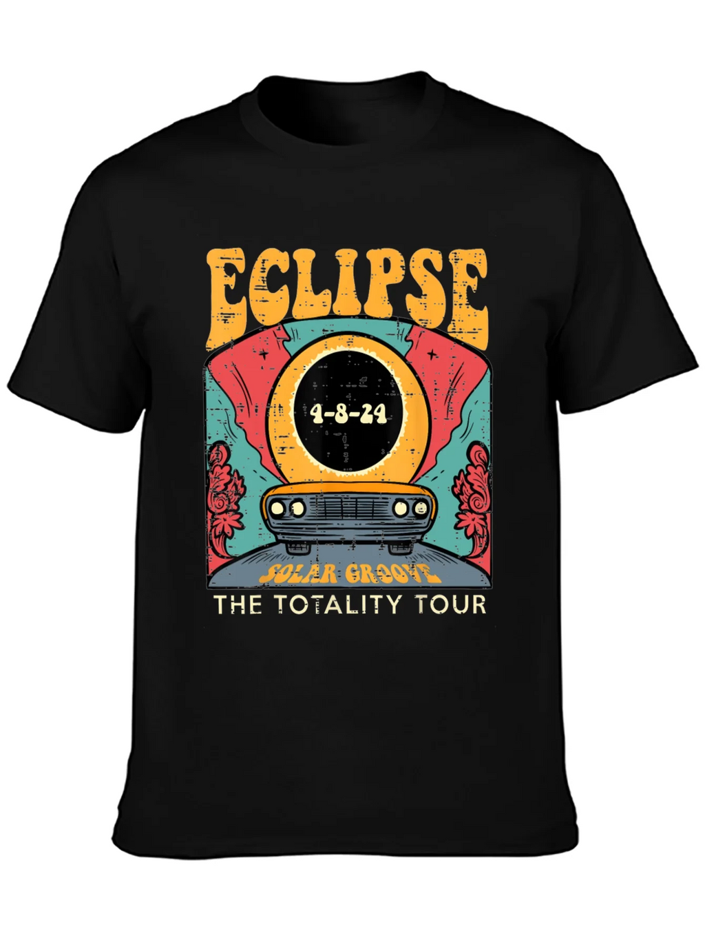Eclipse Total Solar Tour 2024 Graphic Tee product image 3