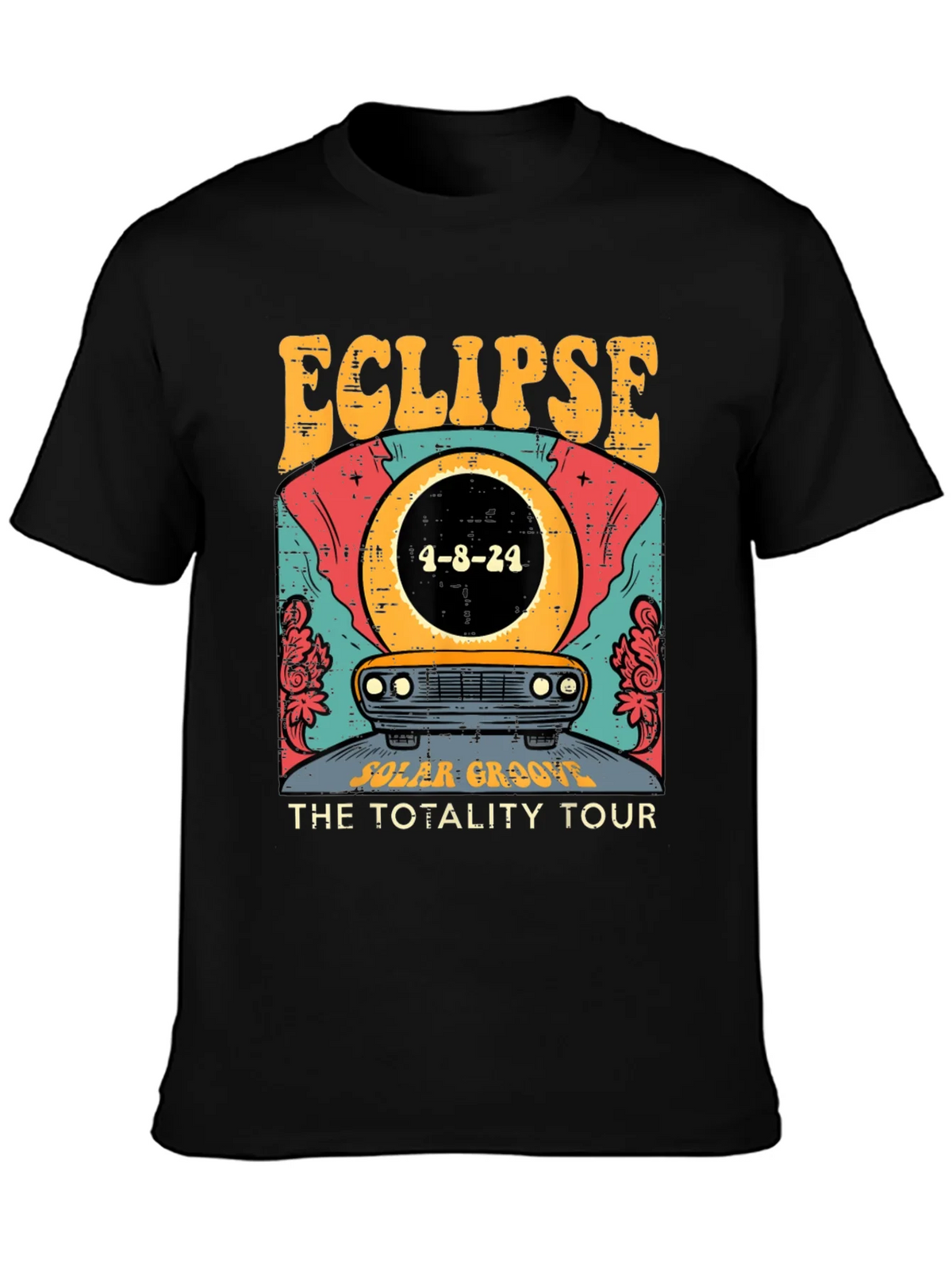 Eclipse Total Solar Tour 2024 Graphic Tee product image 3