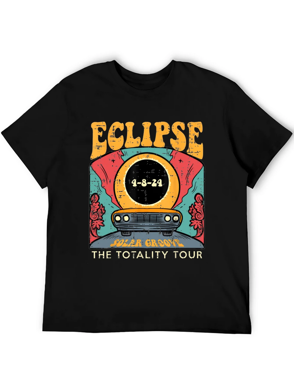 Eclipse Total Solar Tour 2024 Graphic Tee product image 5