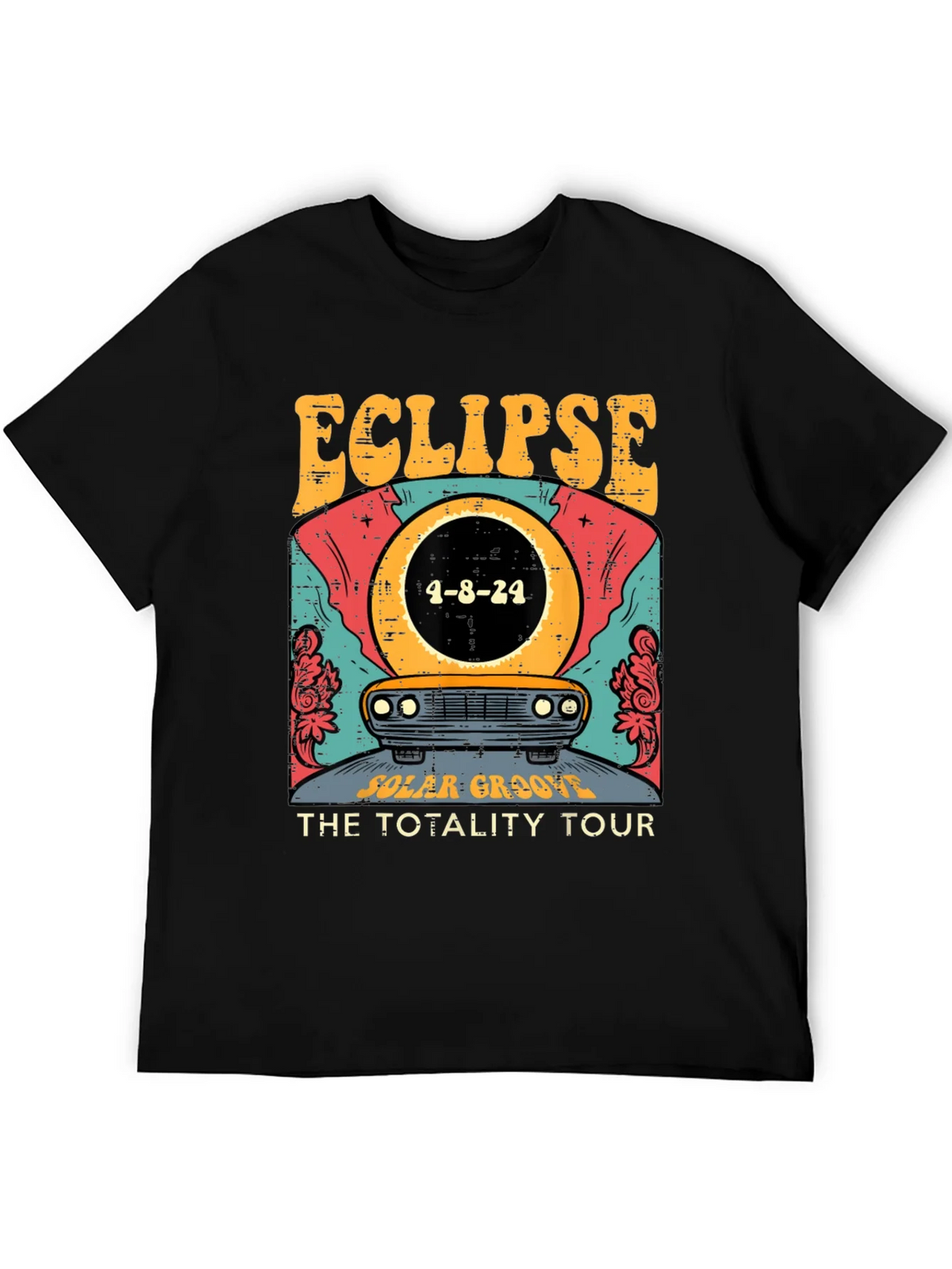 Eclipse Total Solar Tour 2024 Graphic Tee product image 5