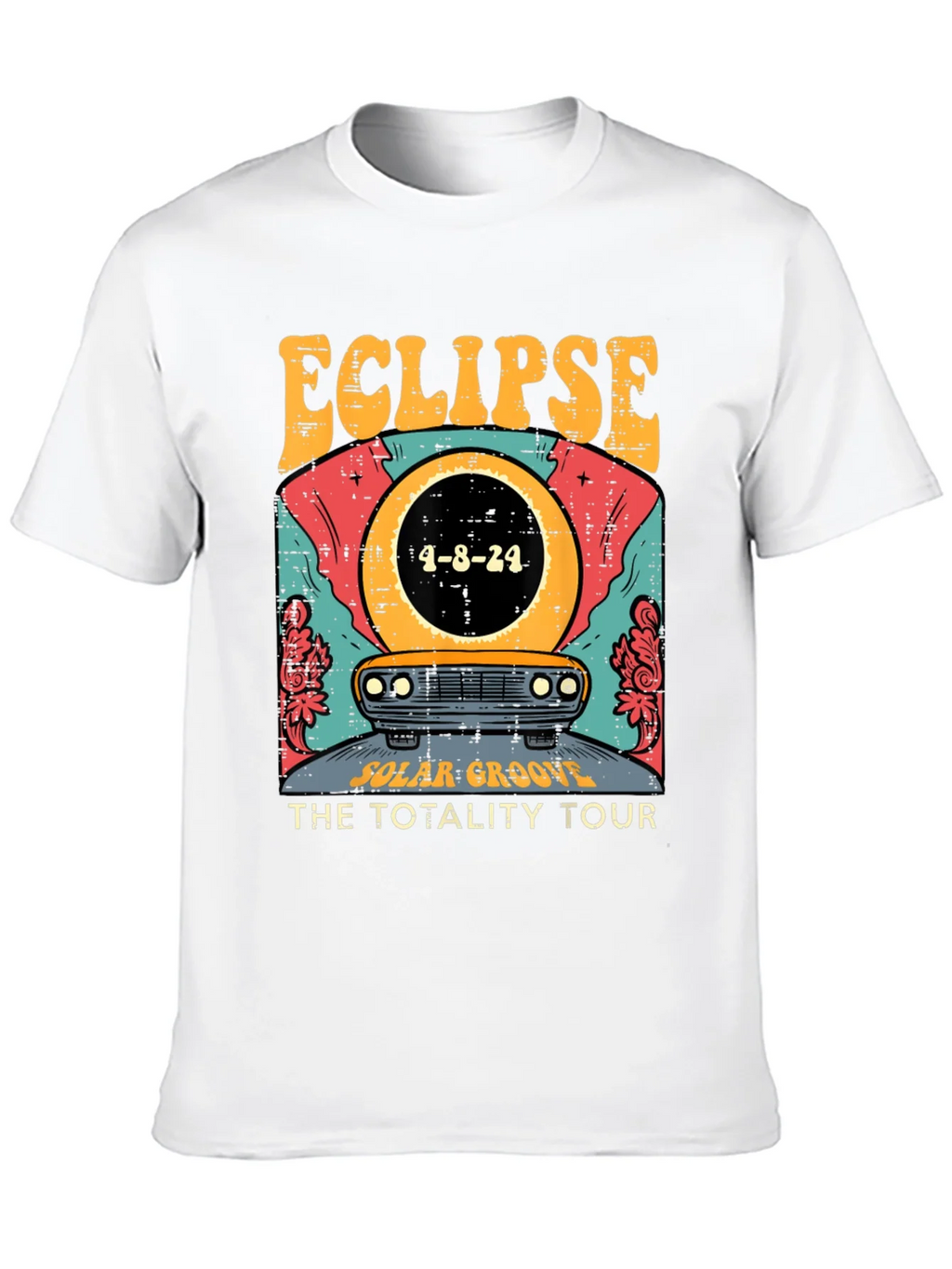 Eclipse Total Solar Tour 2024 Graphic Tee product image 9