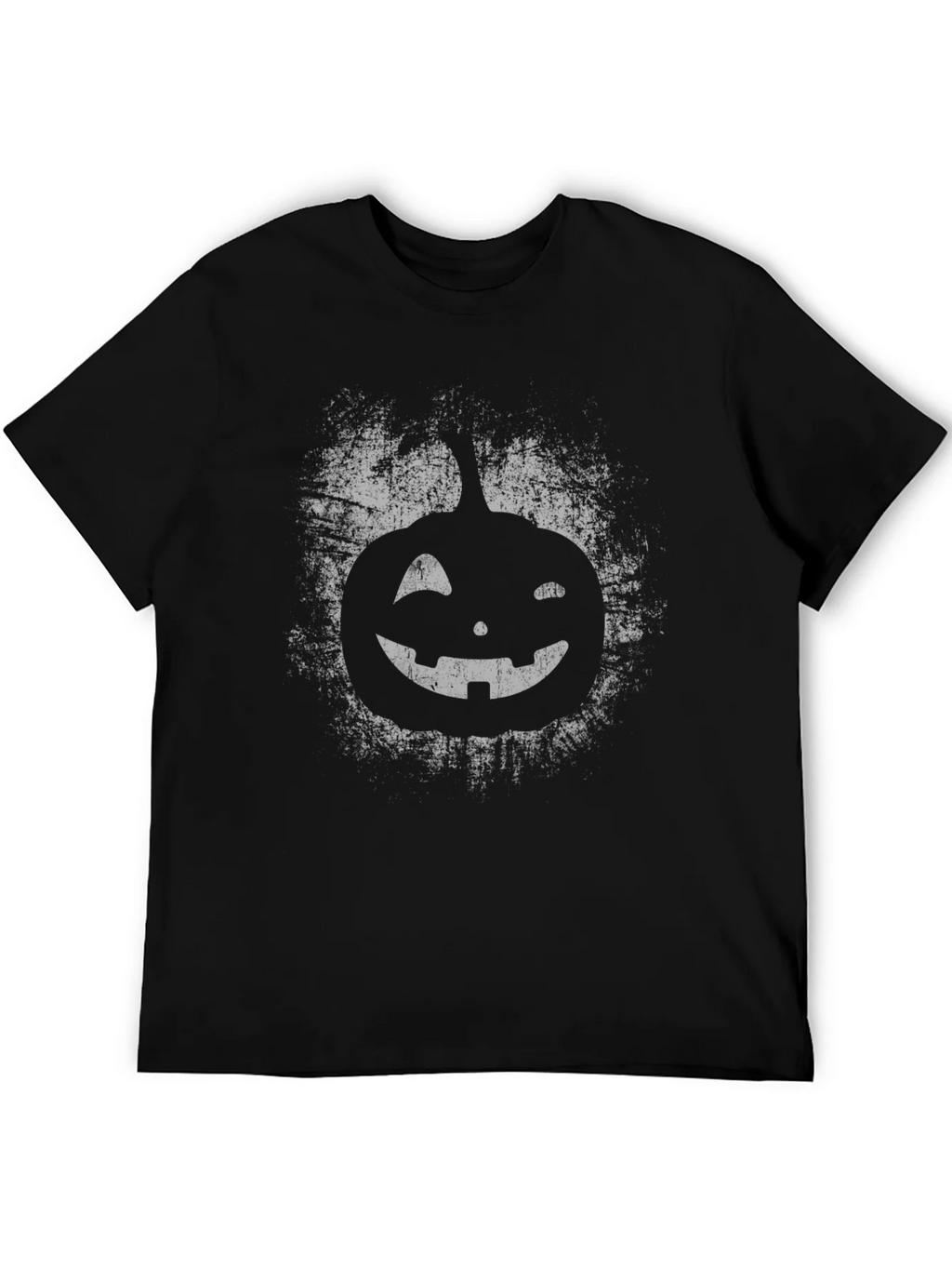 Halloween Pumpkin Graphic Tee - Distressed Print product image 4