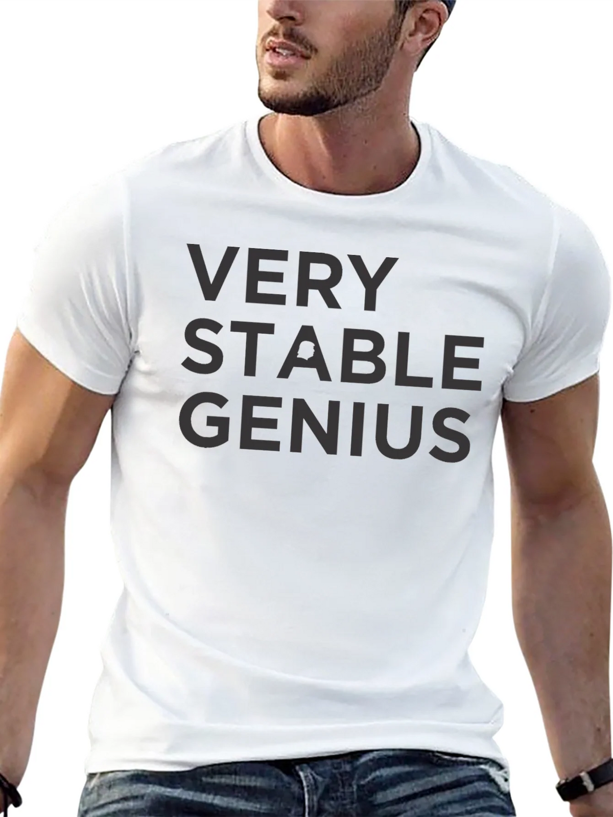 Very Stable Genius Black Graphic Tee product image 8