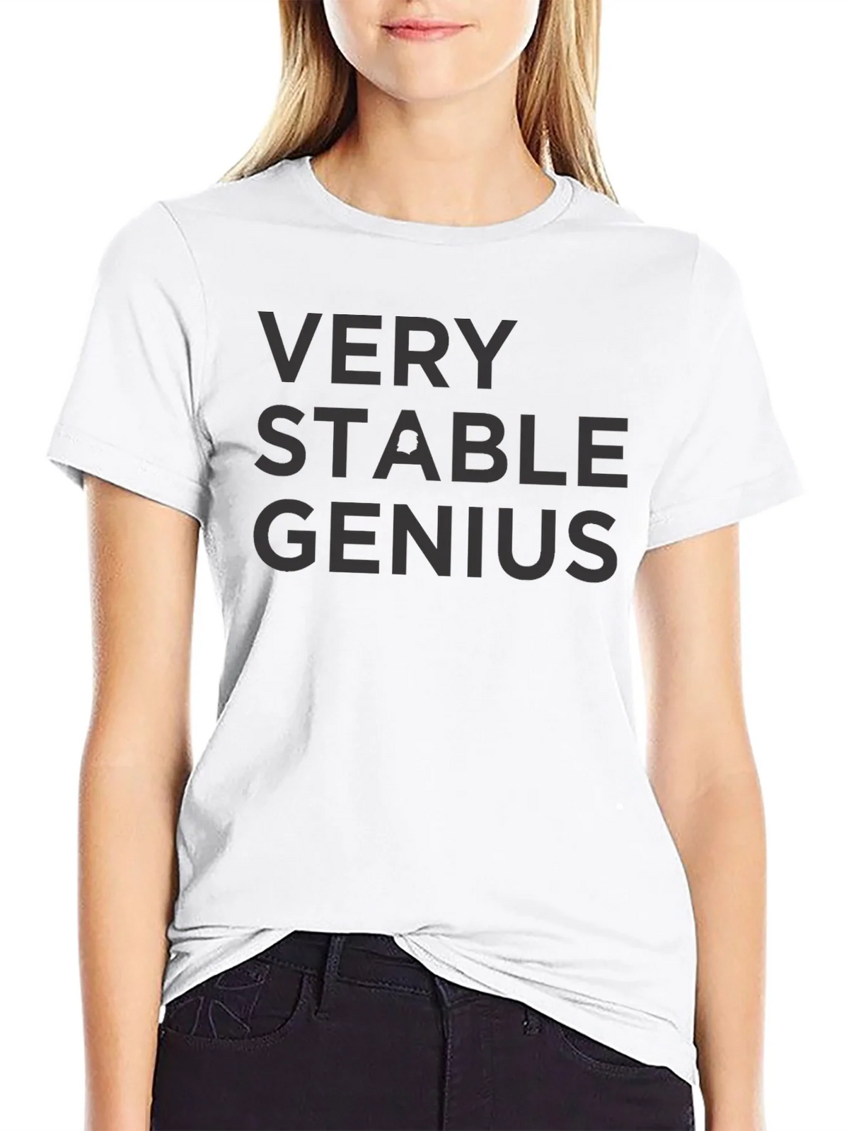 Very Stable Genius Black Graphic Tee product image 5