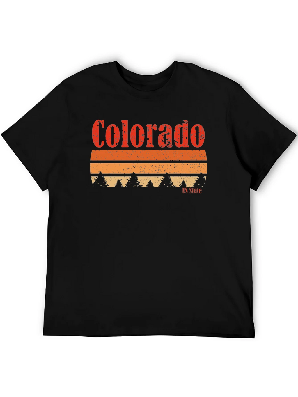 Colorado US State Retro Graphic T-Shirt product image 5