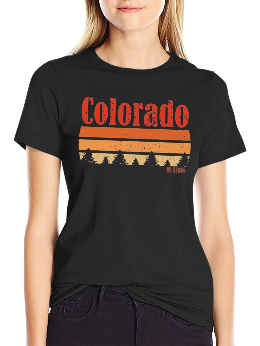 Colorado US State Retro Graphic T-Shirt product image 2