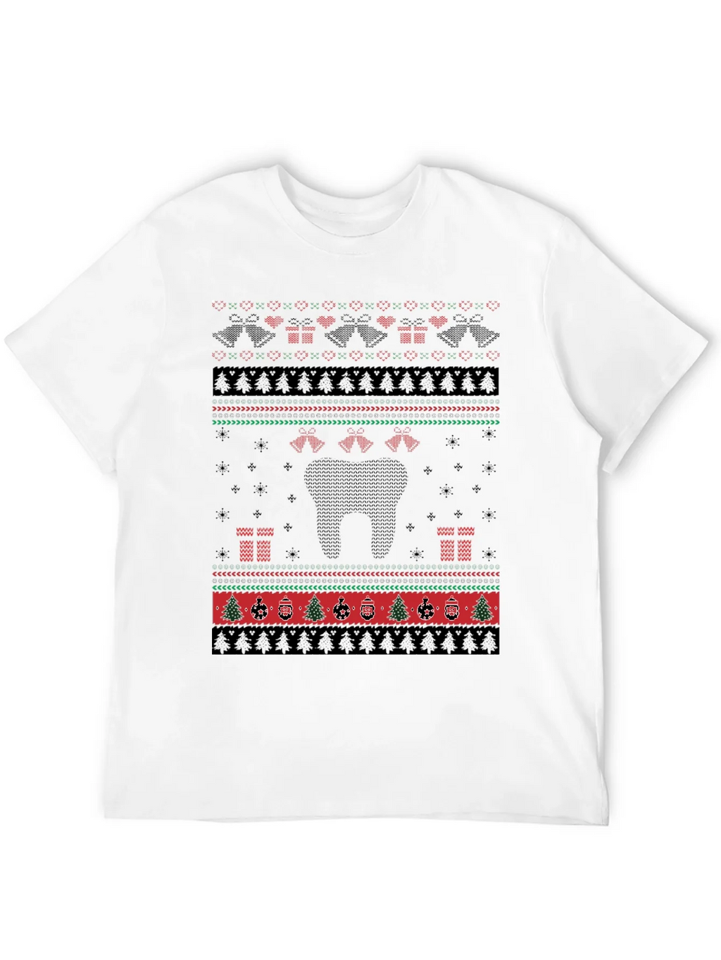 Ugly Christmas Sweater Style T-Shirt product image 11