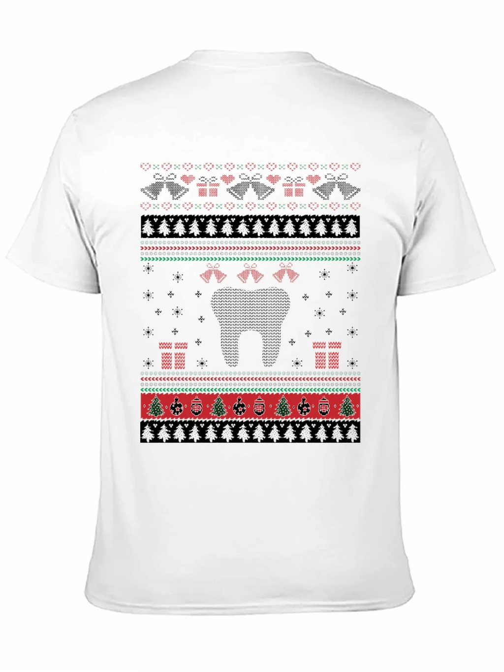 Ugly Christmas Sweater Style T-Shirt product image 10