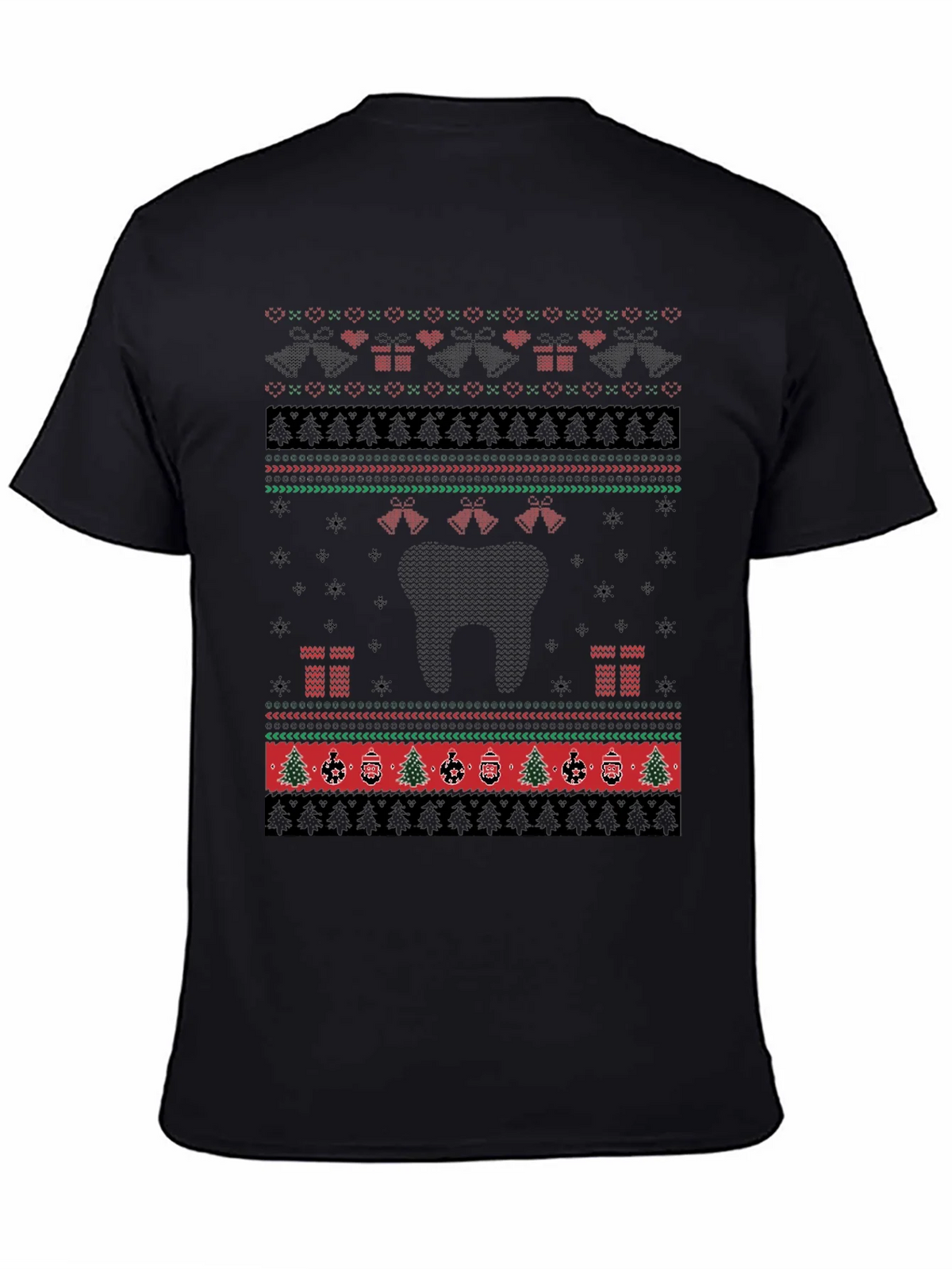 Ugly Christmas Sweater Style T-Shirt product image 4