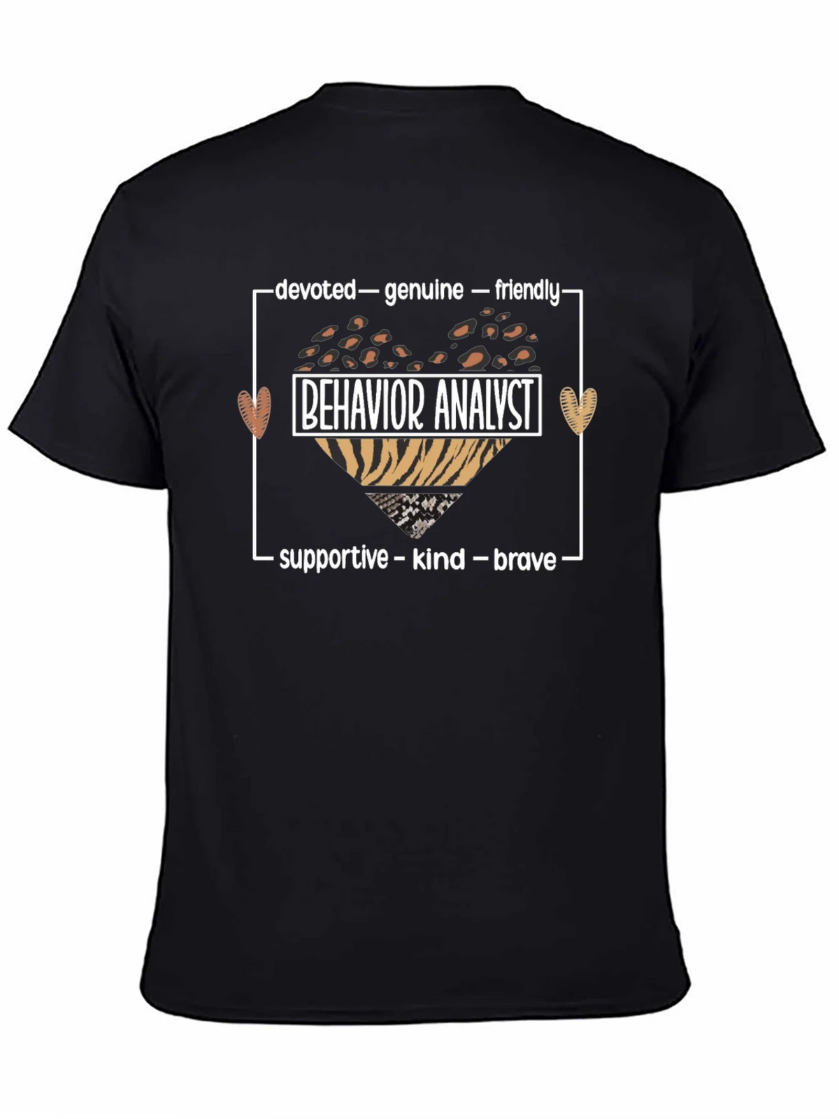 Behavior Analyst Heart T-Shirt: Devoted Genuine Friendly product image 4