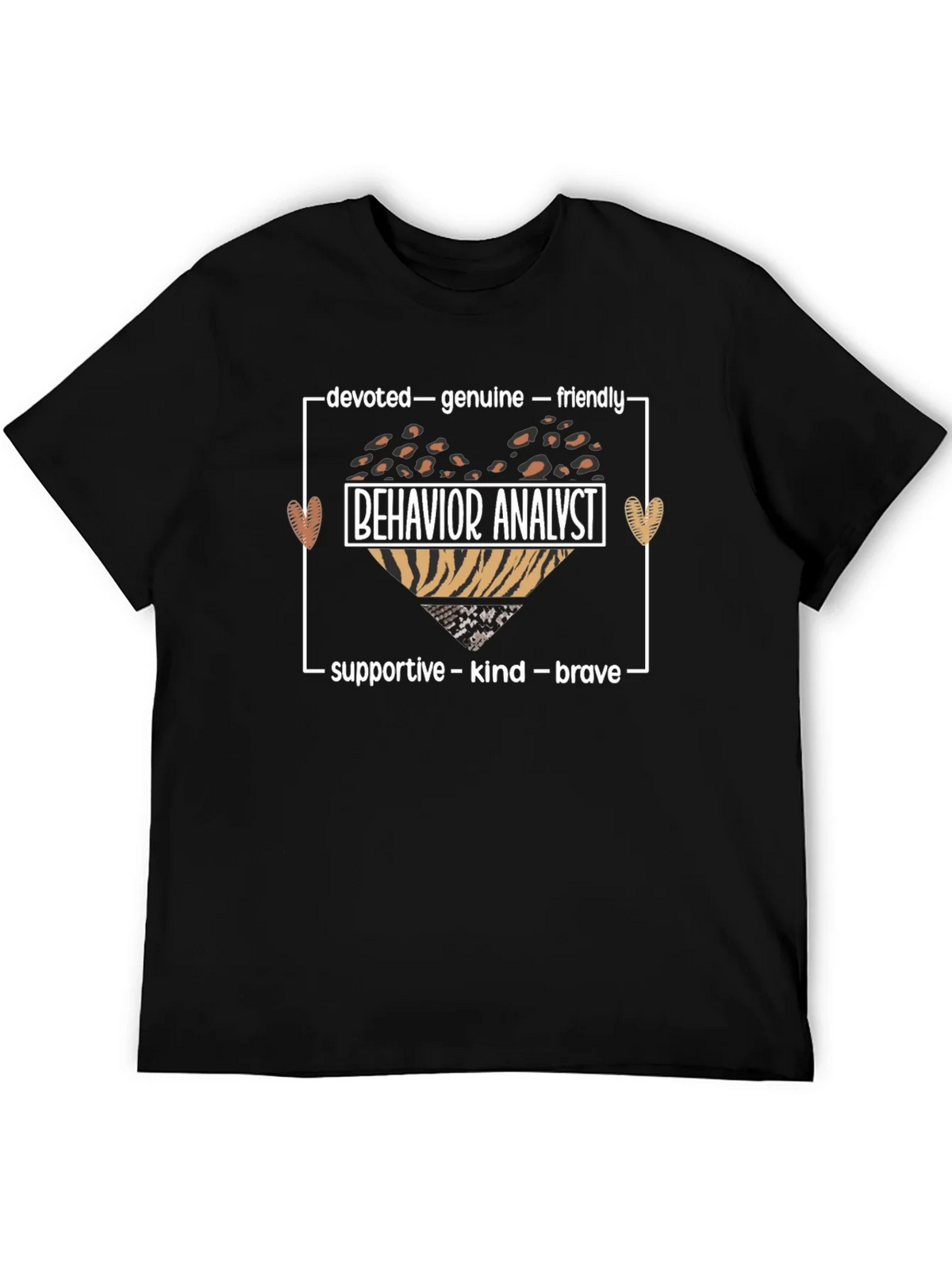 Behavior Analyst Heart T-Shirt: Devoted Genuine Friendly product image 5