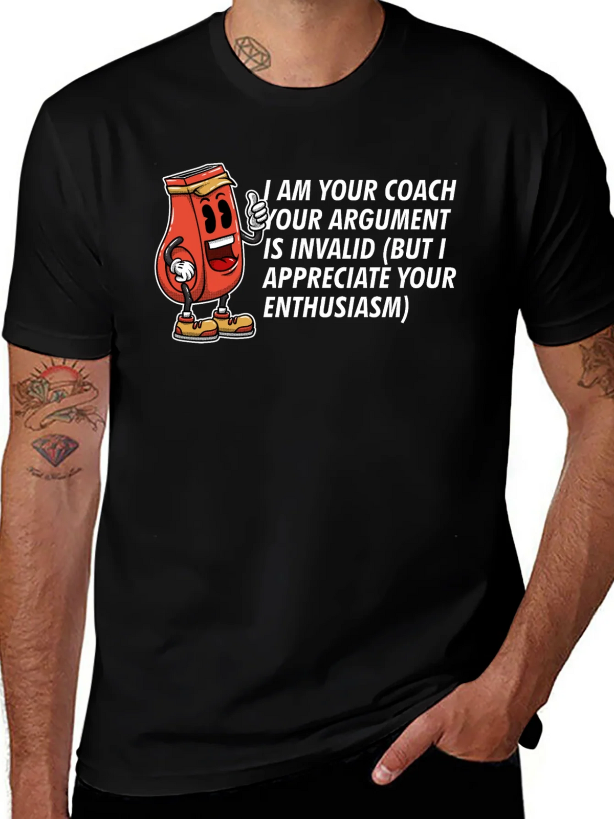 Funny Coach Argument T-Shirt product image 1