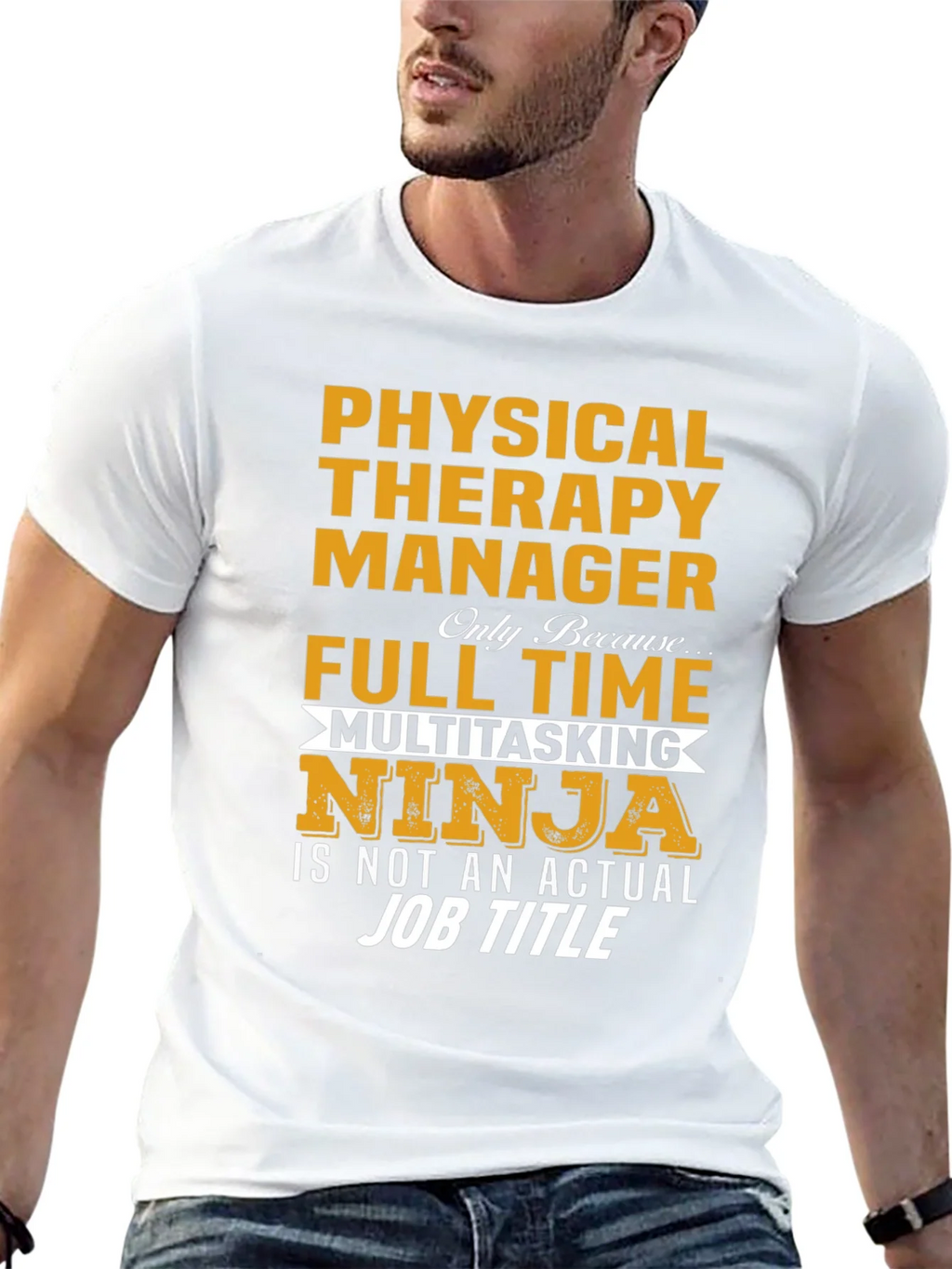 Physical Therapy Manager Full Time Ninja T-Shirt product image 10
