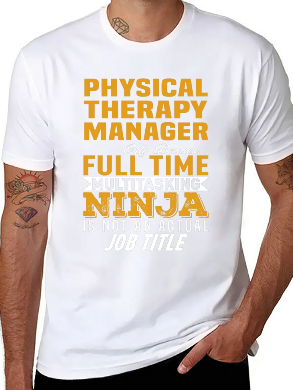 Physical Therapy Manager Full Time Ninja T-Shirt product image 5