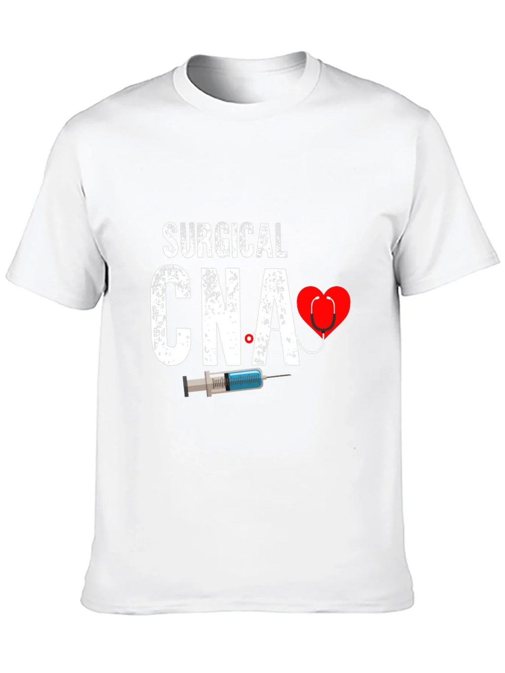 Surgical CNA Graphic T-Shirt - Heart & Syringe Design product image 9