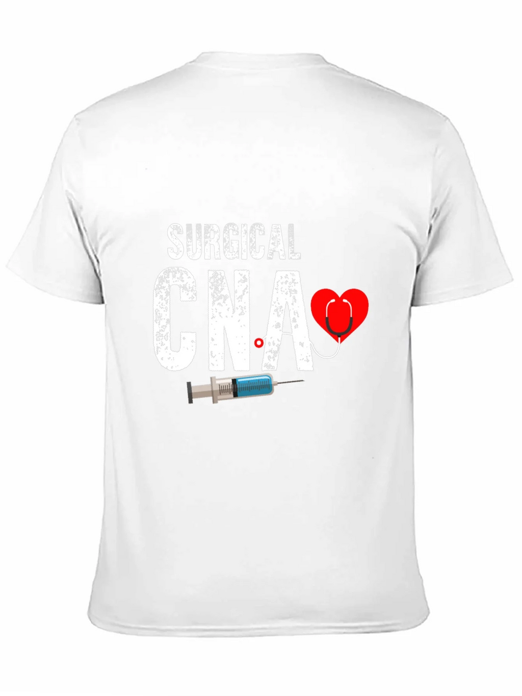 Surgical CNA Graphic T-Shirt - Heart & Syringe Design product image 10