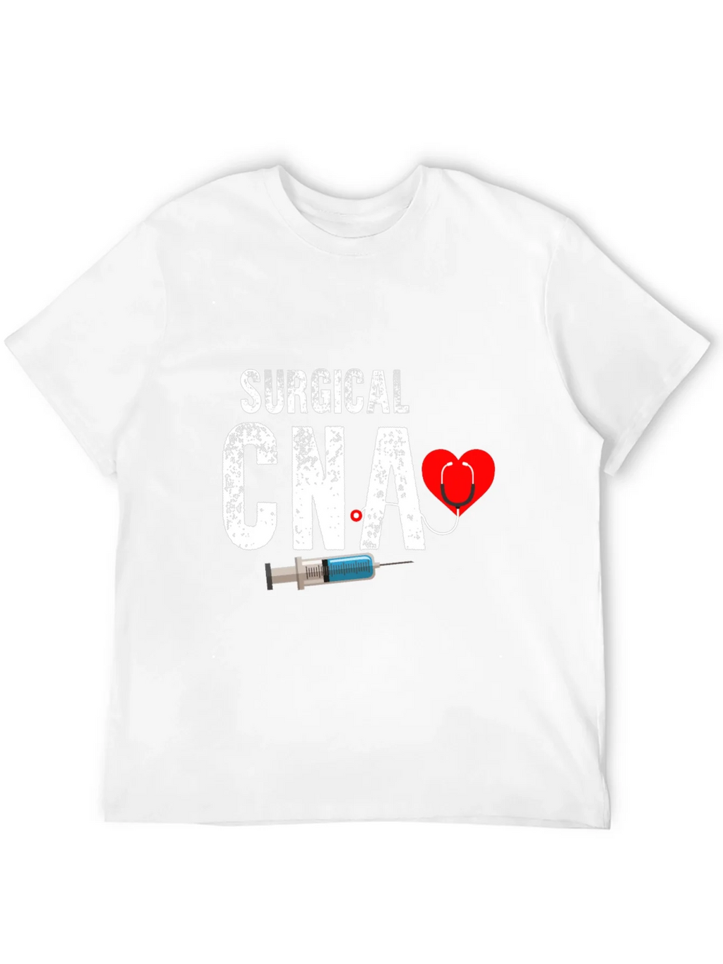 Surgical CNA Graphic T-Shirt - Heart & Syringe Design product image 11