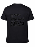 Obstacle Glory T-Shirt - Motivational Graphic Tee product image 1