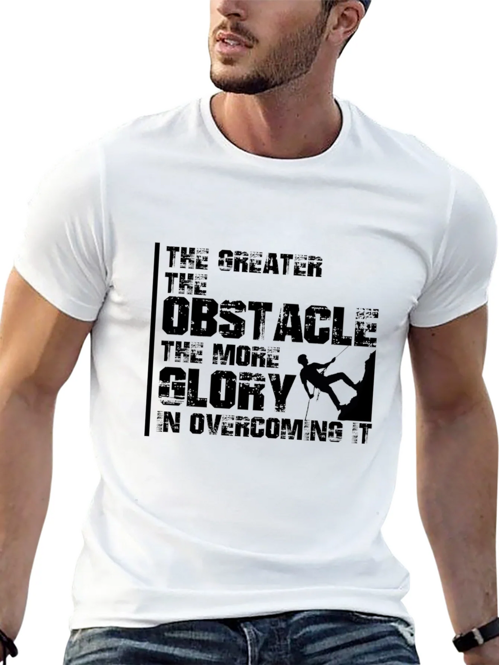 Obstacle Glory T-Shirt - Motivational Graphic Tee product image 5
